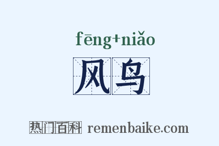 风鸟是什么意思的图片